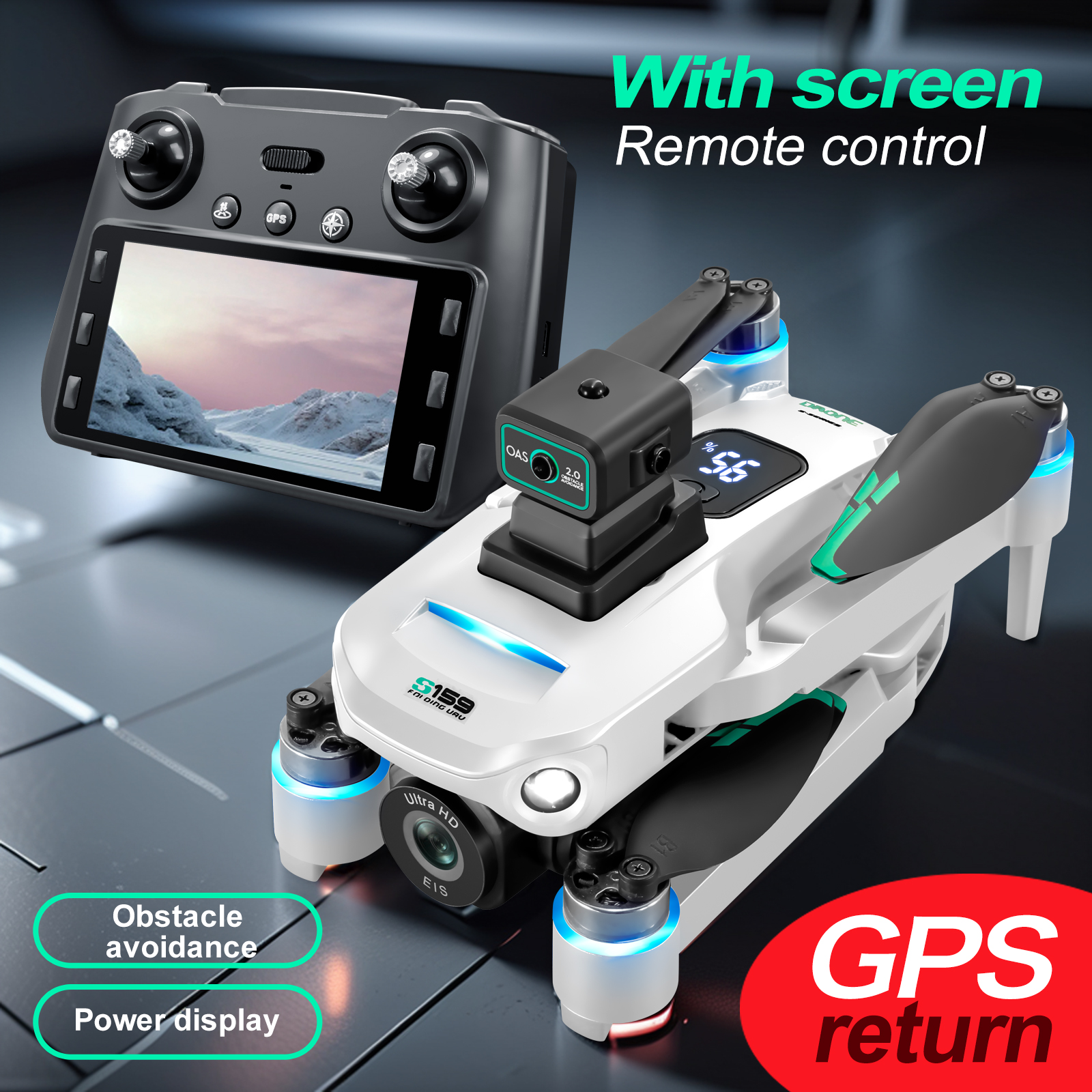 Drone Video Production - S159 Mini Drone GPS 8K Professional