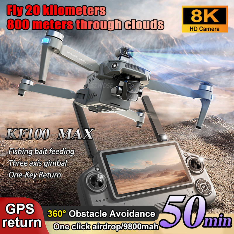 Drone Aerial Photography - SJRC KF100 MAX 8K UHD Photo