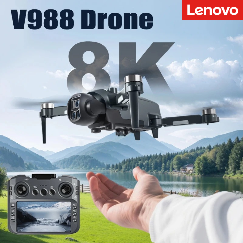 Drone Photogrammetry - Lenovo V988 Drone 8K HD Dual