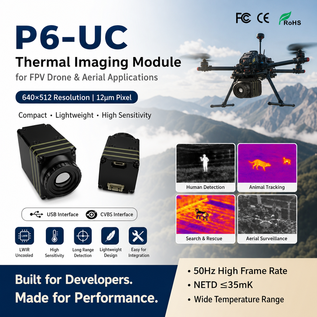 640x512 Thermal Imaging Core L – обзор и цена Drone Thermal Imaging