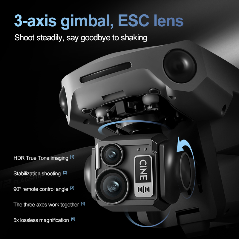 8K 3 Axis Gimbal Brushless 7.2 – обзор и цена Drone Lidar