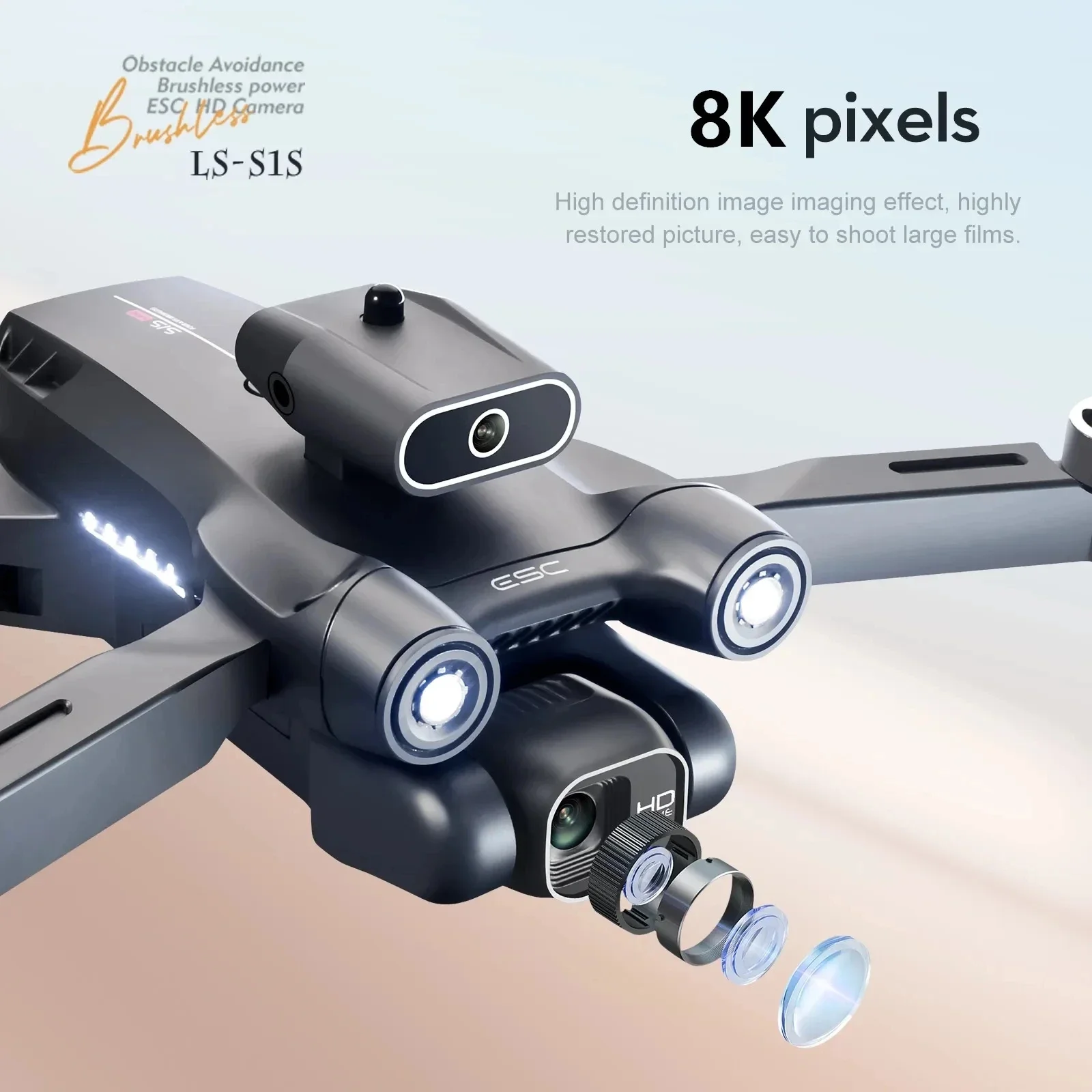 New S1S 5G GPS Drone Camera 8K – обзор и цена Drone Lidar
