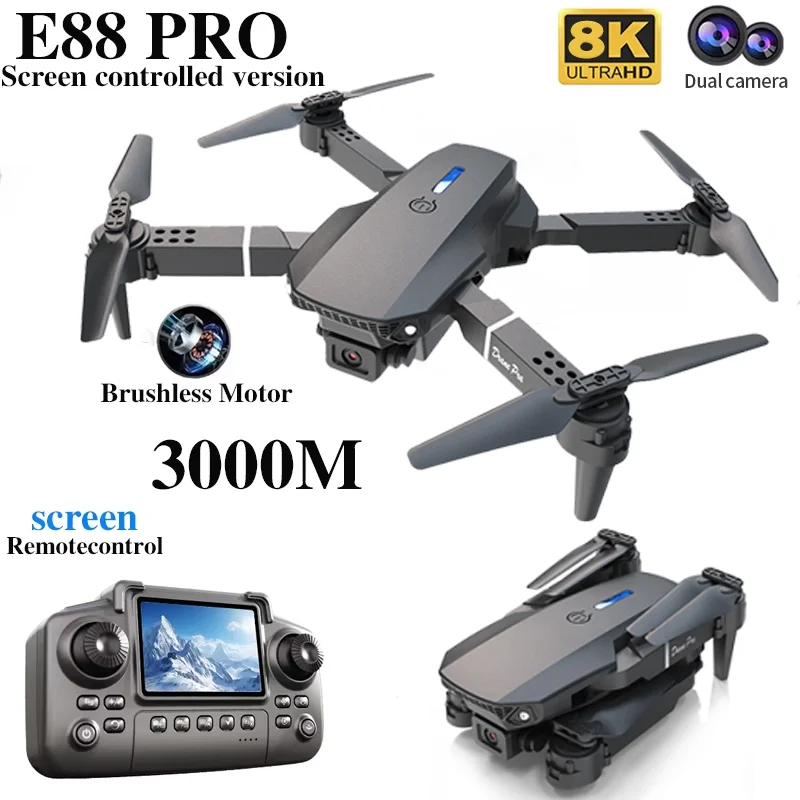 Professional E88 PRO Drone wit – обзор и цена Drone Surveying