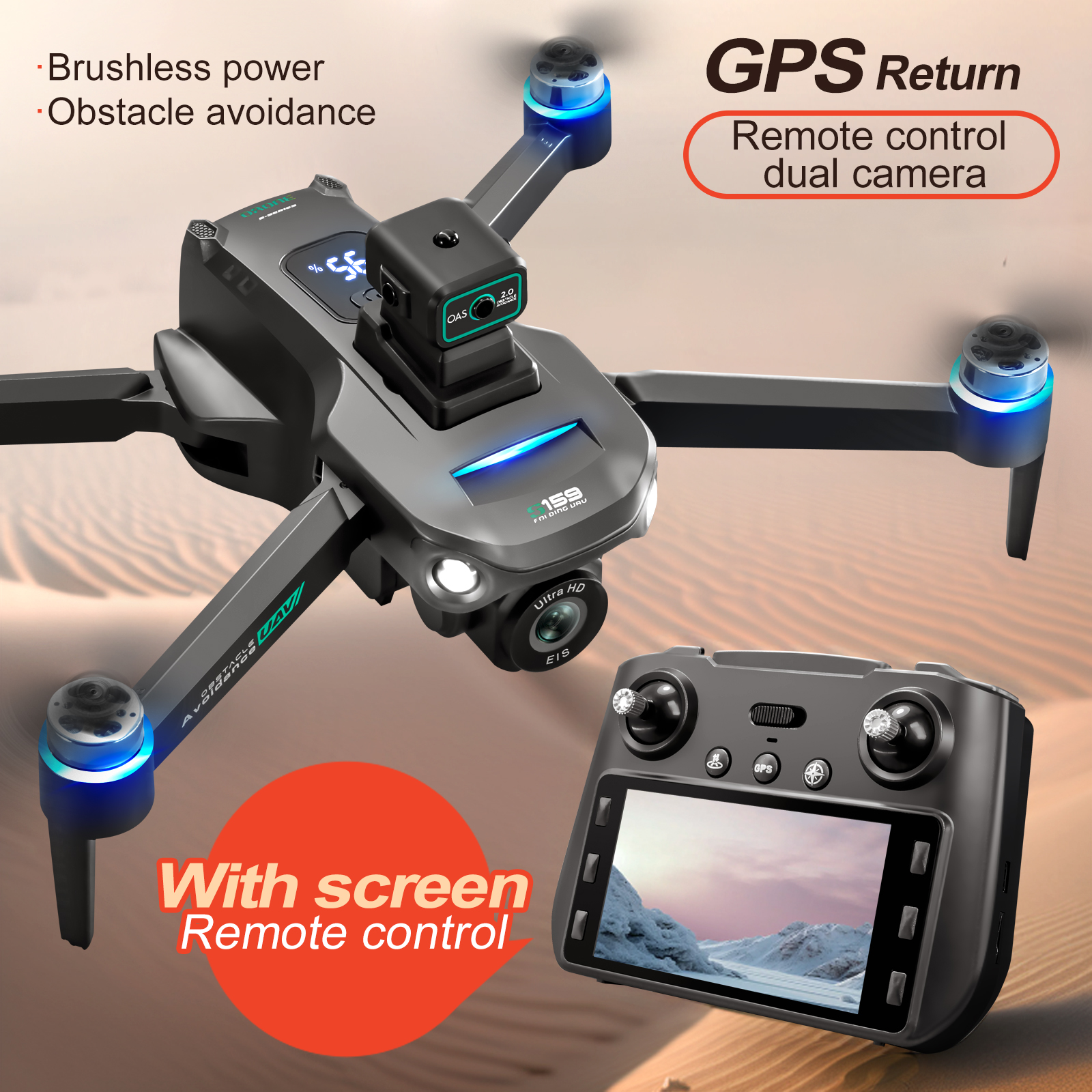 S159 Mini Drone GPS 8K Profess – обзор и цена Drone Video Production