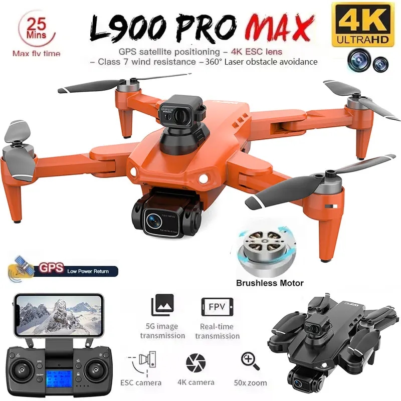 L900 Pro MAX GPS Drone 4K Prof – обзор и цена Drone Lidar