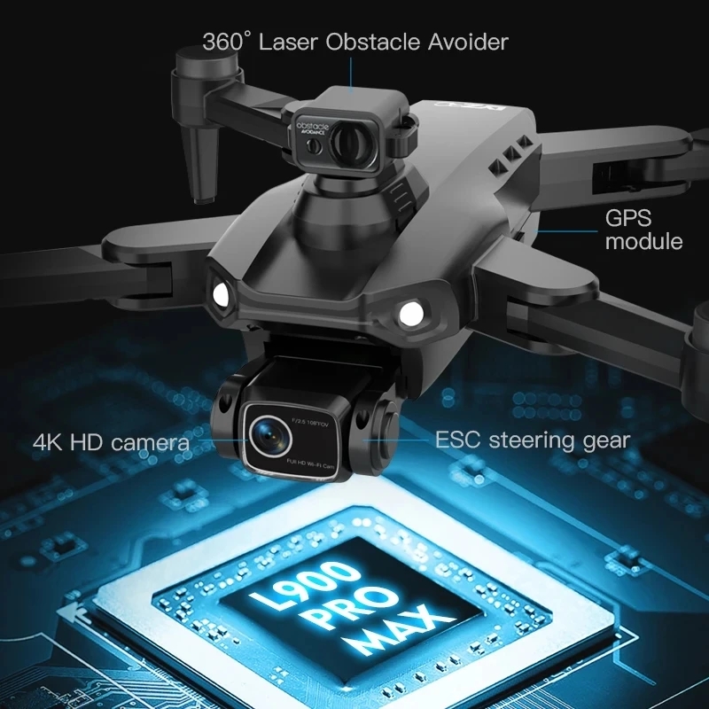 L900 Pro MAX GPS Drone 4K Prof – обзор и цена Drone Lidar