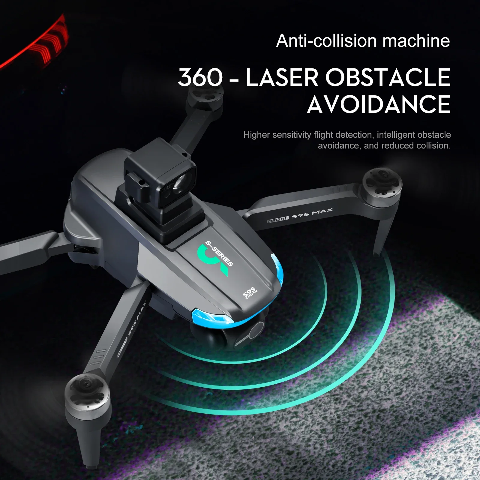 NEW S9S MAX MINI Drone 4K 2-Ax – обзор и цена Drone Lidar