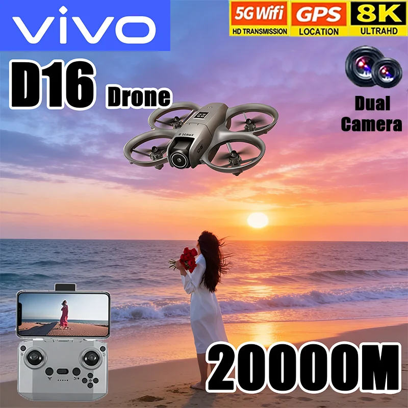 VIVO D16 Mini Drone 8K Camera  – обзор и цена Drone Video Production