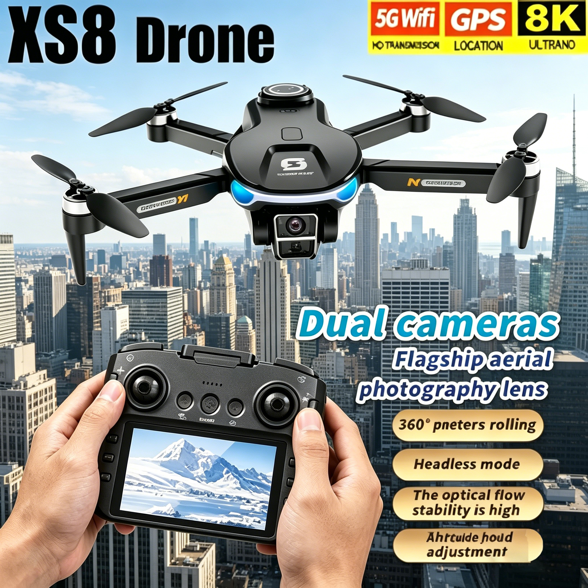 HD 8K Professional GPS Drone w – обзор и цена Drone Photogrammetry