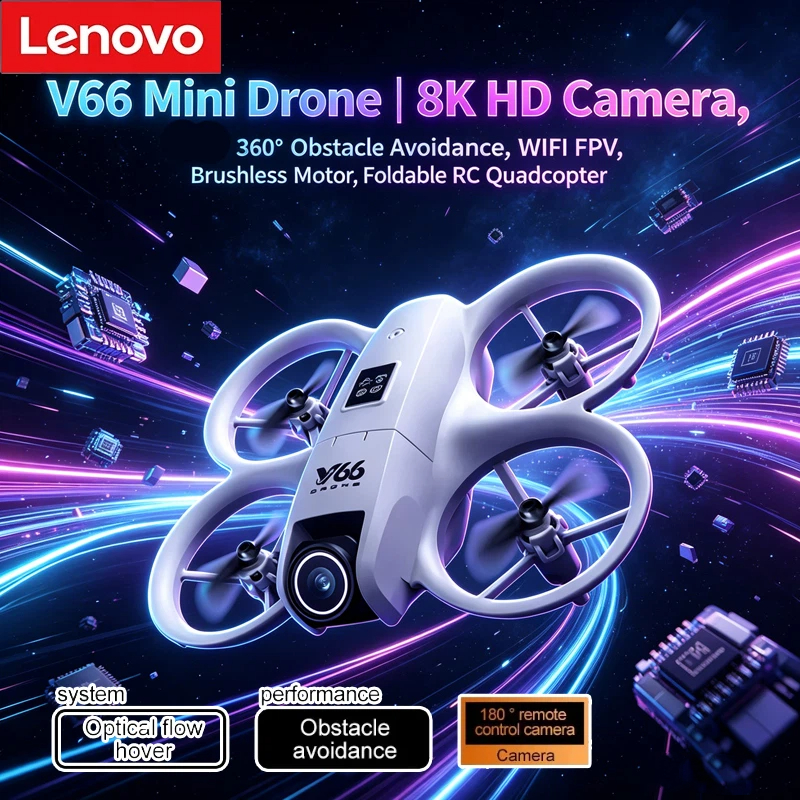 Lenovo V66 Mini Drone | 4K HD  – обзор и цена Drone Video Production