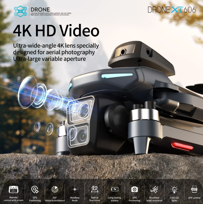 Lenovo XT606 MAX GPS Drone 4k  – обзор и цена Drone Photogrammetry