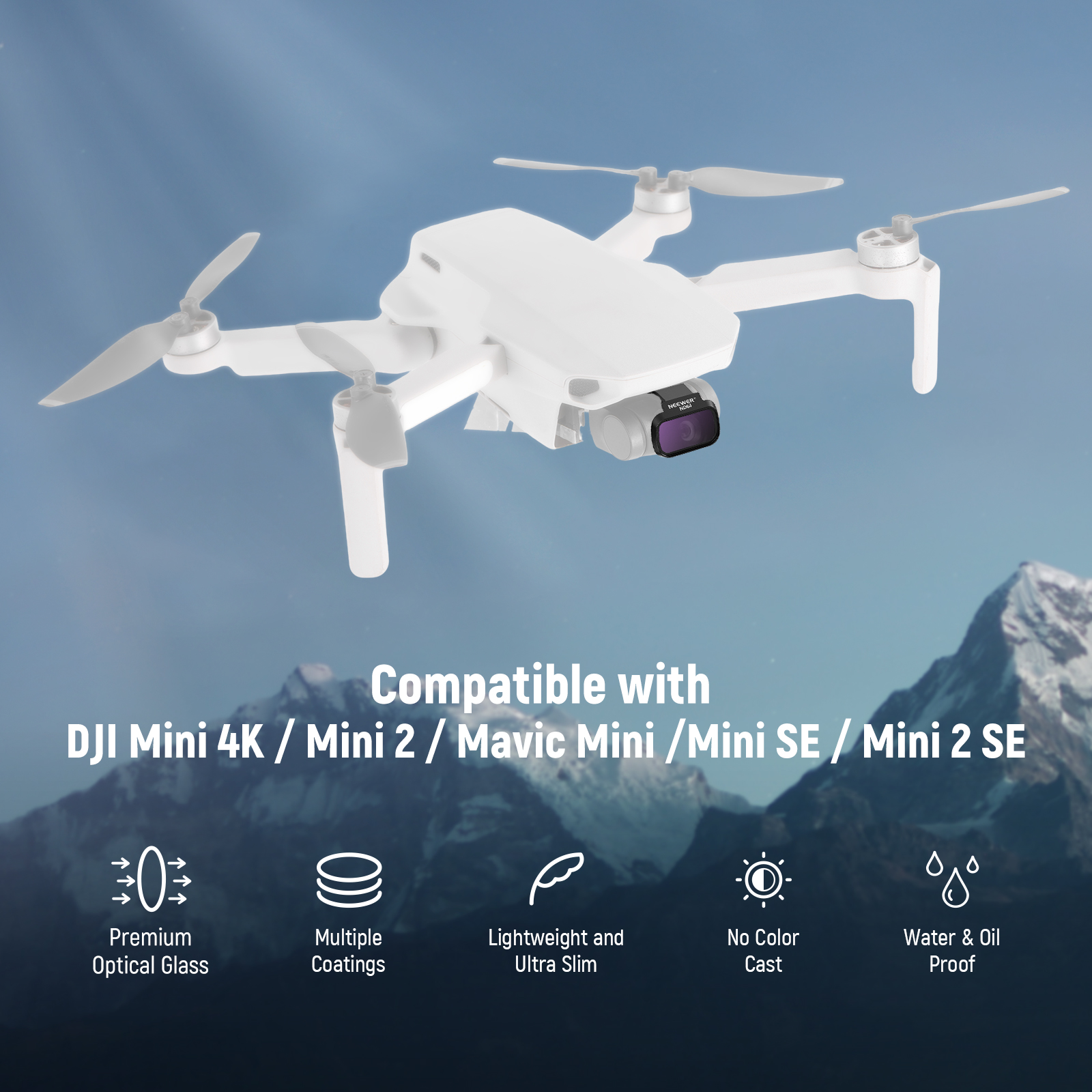 NEEWER 6 Pack ND CPL Filters F – обзор и цена Drone Ndvi